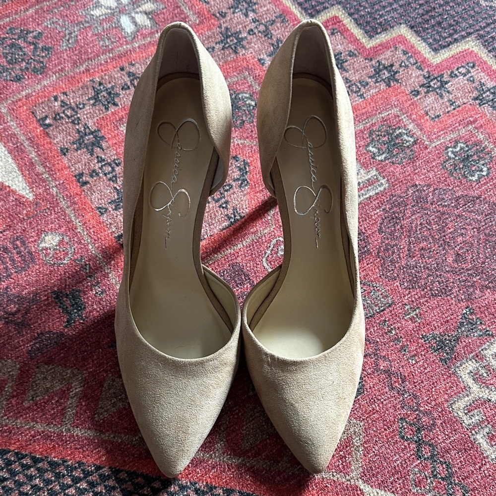 Jessica Simpson Beige Heels
